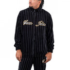 Sean John Vintage Pinstripe Velours Trackjacket M 6078109 Clothing , Sweatshirts , Men Your Sports Performance