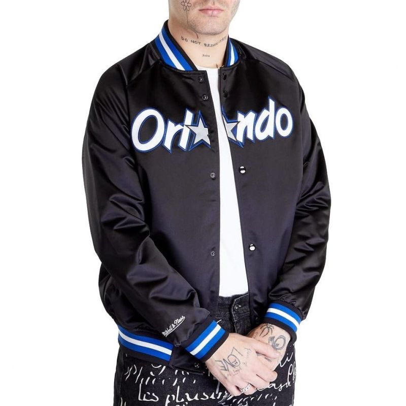 Mitchell&Ness NBA Orlando Magic Lightweight Jacket M STJKMG18013-OMABLCK Clothing , Jackets, vests , Men Your Sports Performance