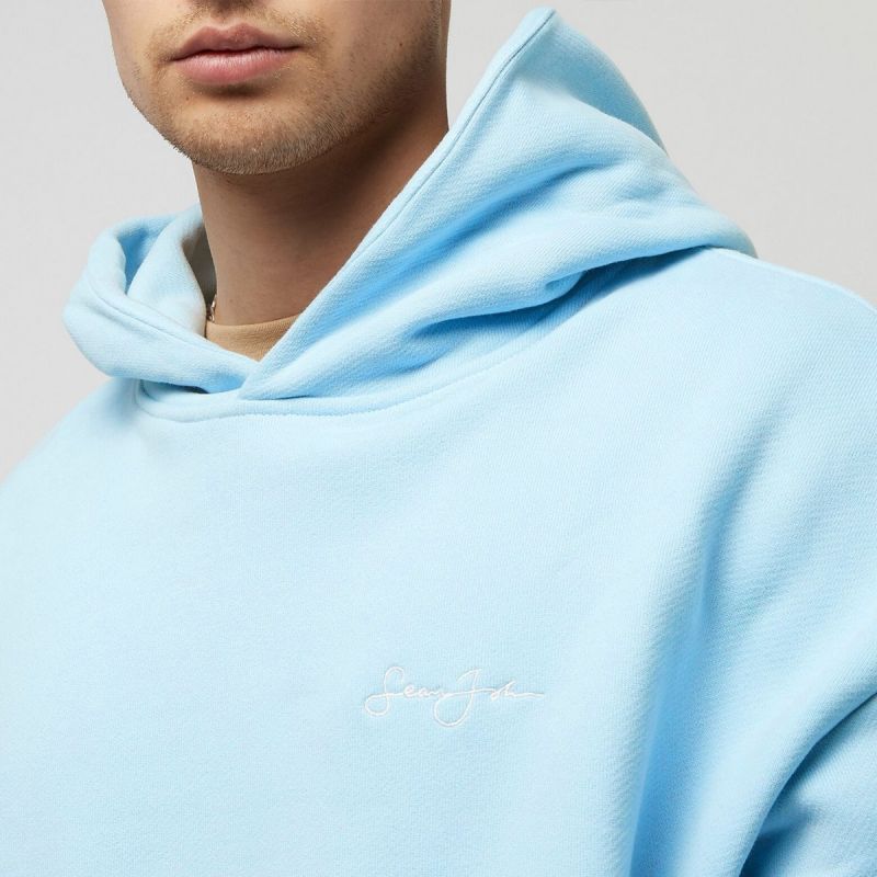 Sean John Script Logo Back Artwork Hoodie M 6021390 Clothing , Sweatshirts , Men Your Sports Performance