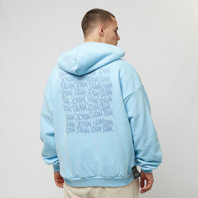 Sean John Script Logo Back Artwork Hoodie M 6021390 Clothing , Sweatshirts , Men Your Sports Performance