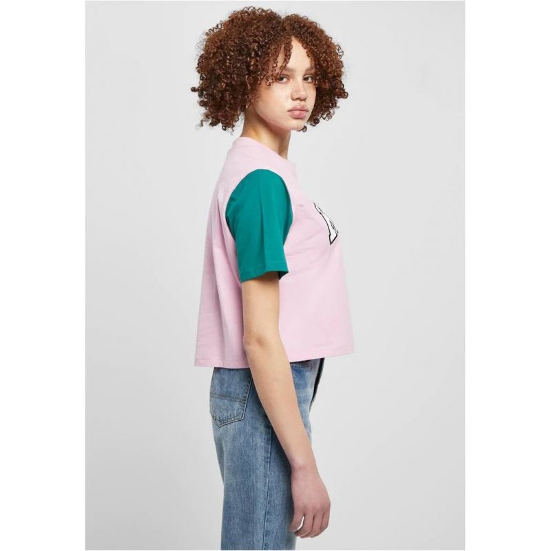 Karl Kani t-shirt Serif Crop Block Tee W 6130859 Clothing , Shirts , Women Your Sports Performance