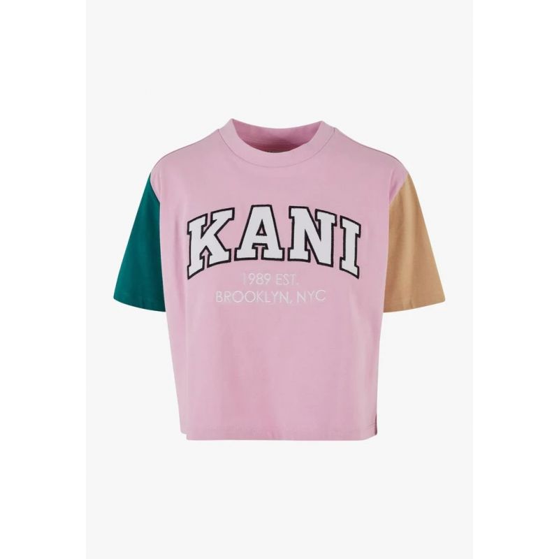 Karl Kani t-shirt Serif Crop Block Tee W 6130859 Clothing , Shirts , Women Your Sports Performance