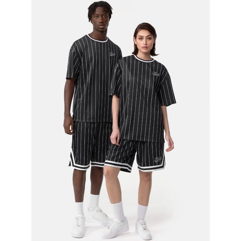 Karl Kani Chest Varsity Pinstripe Mesh Tee Light M 6038524 Clothing , Shirts , Men Your Sports Performance