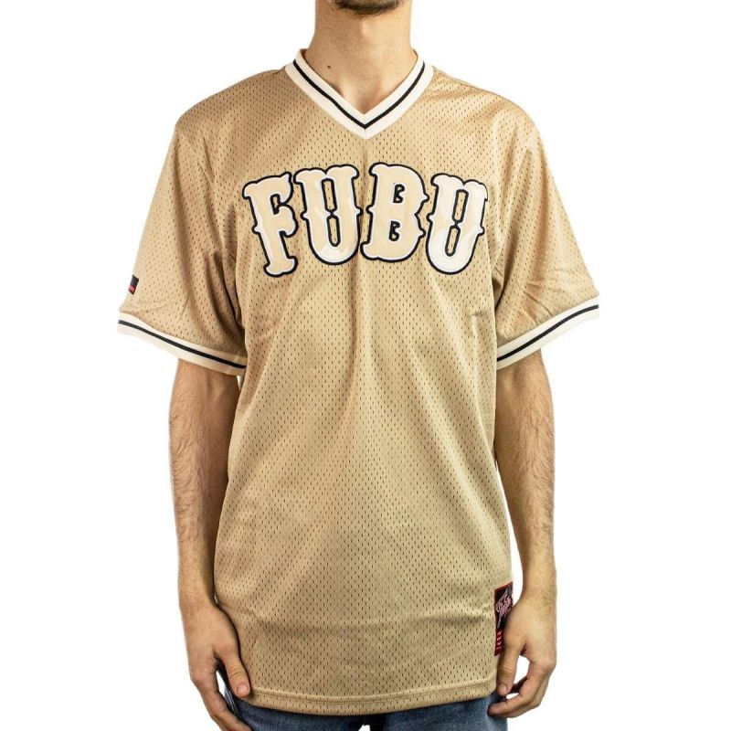 Fubu Vintage Lacquered Mesh Tee M 6038414 Clothing , Shirts , Men Your Sports Performance