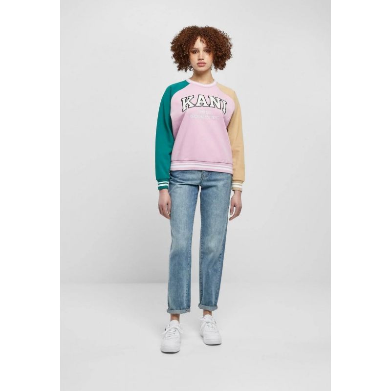 Karl Kani Serif Block College Crew Neck W 6120154 Clothing , Shirts , Women Your Sports Performance