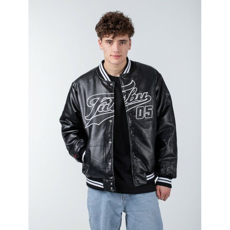 Fubu Varsity Leather Jacket M 6075111