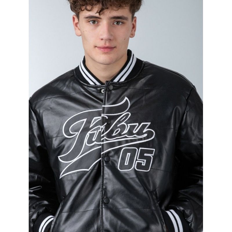 Fubu Varsity Leather Jacket M 6075111 Clothing , Jackets, vests , Men Your Sports Performance