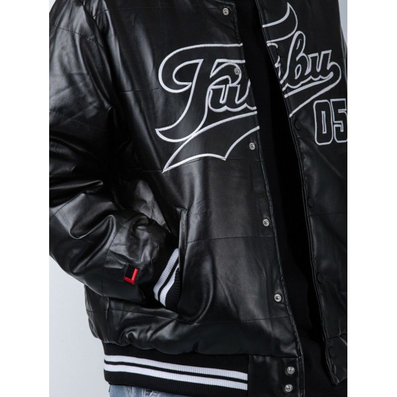 Fubu Varsity Leather Jacket M 6075111 Clothing , Jackets, vests , Men Your Sports Performance