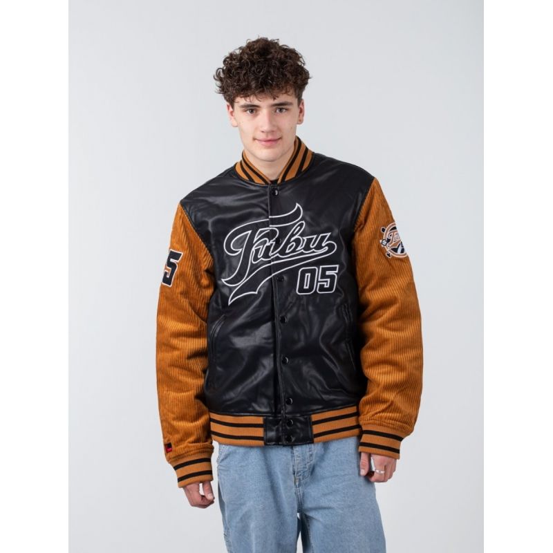Fubu Bomber Jacket Varsity Block Corduroy Jacket M 6075110 Clothing , Jackets, vests , Men Your Sports Performance
