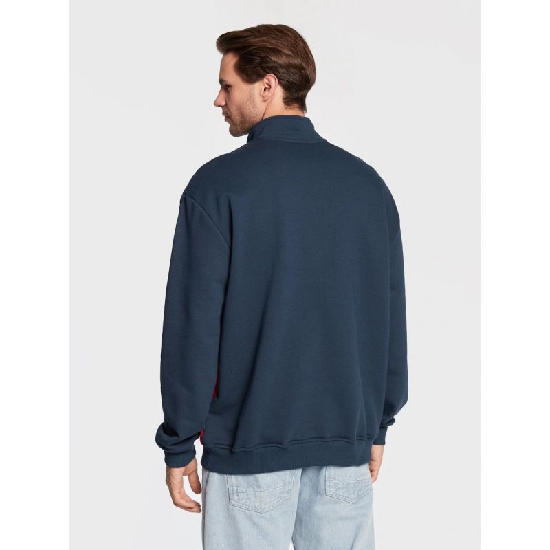 Karl Kani KK Signature Block Stripe Troyer M 6027341 sweatshirt Clothing , Sweatshirts , Men Your Sports Performance
