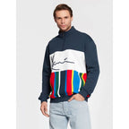 Karl Kani KK Signature Block Stripe Troyer M 6027341 sweatshirt Clothing , Sweatshirts , Men Your Sports Performance