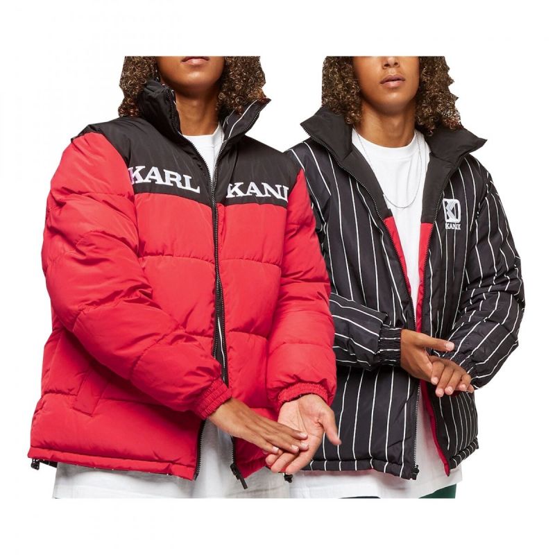 Karl Kani Retro Block Reversible Puffer Jacket M 6076823 Clothing , Jackets, vests , Men Your Sports Performance