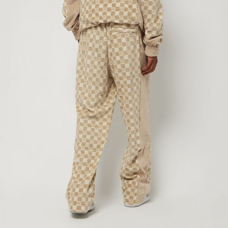 Sean John Check Velours Trackpants M 6004785