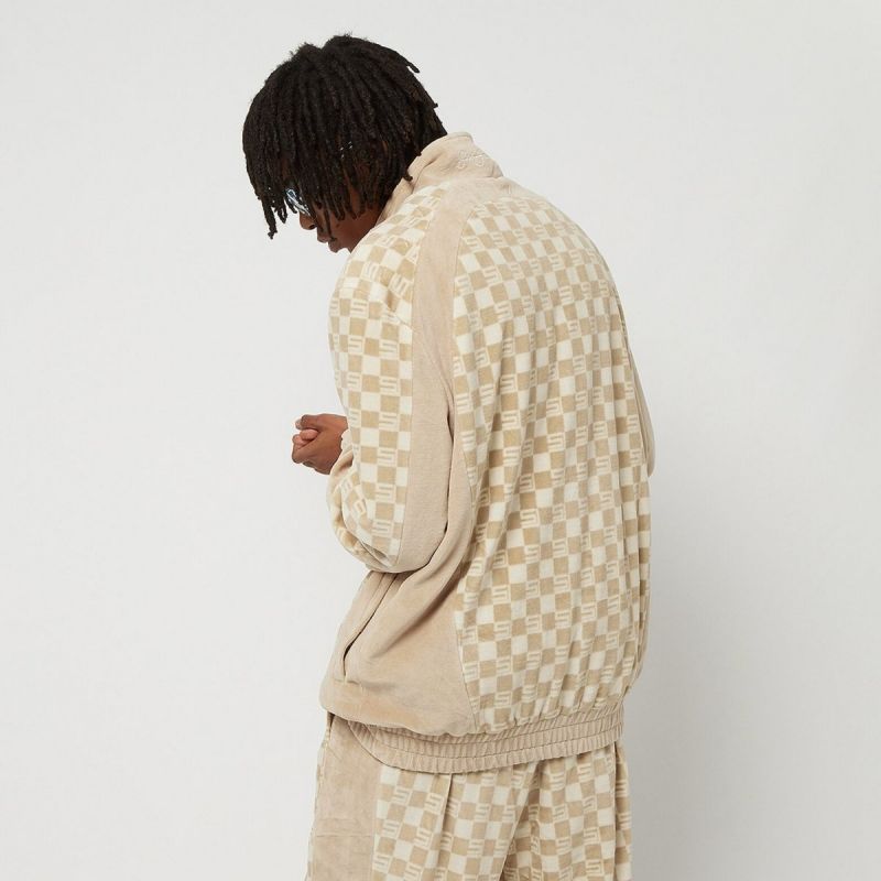 Sean John Check Velours Trackjacket M 6078156 Clothing , Sweatshirts , Men Your Sports Performance