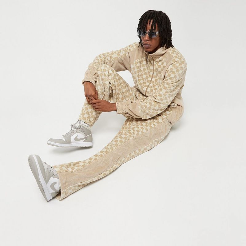 Sean John Check Velours Trackjacket M 6078156 Clothing , Sweatshirts , Men Your Sports Performance