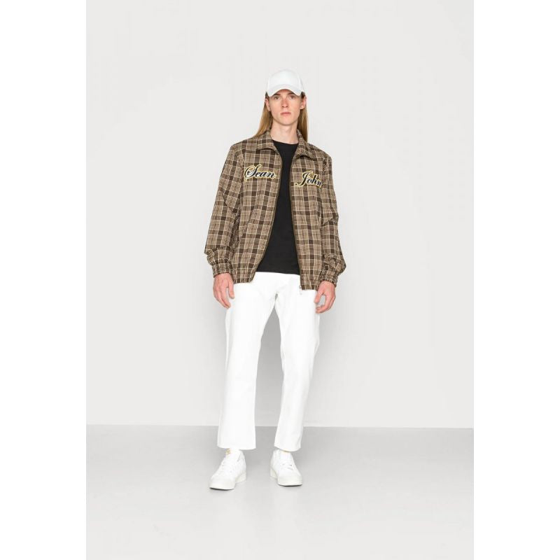 Sean John Vintage Pinstripe Check Trackjacket M 6078110 Clothing , Sweatshirts , Men Your Sports Performance