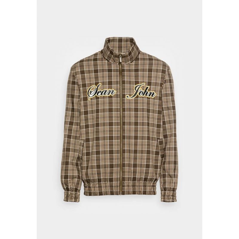 Sean John Vintage Pinstripe Check Trackjacket M 6078110 Clothing , Sweatshirts , Men Your Sports Performance