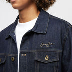 Sean John Classic Logo Denim Jacket M JM213-042-01 Clothing , Jackets, vests , Men Your Sports Performance
