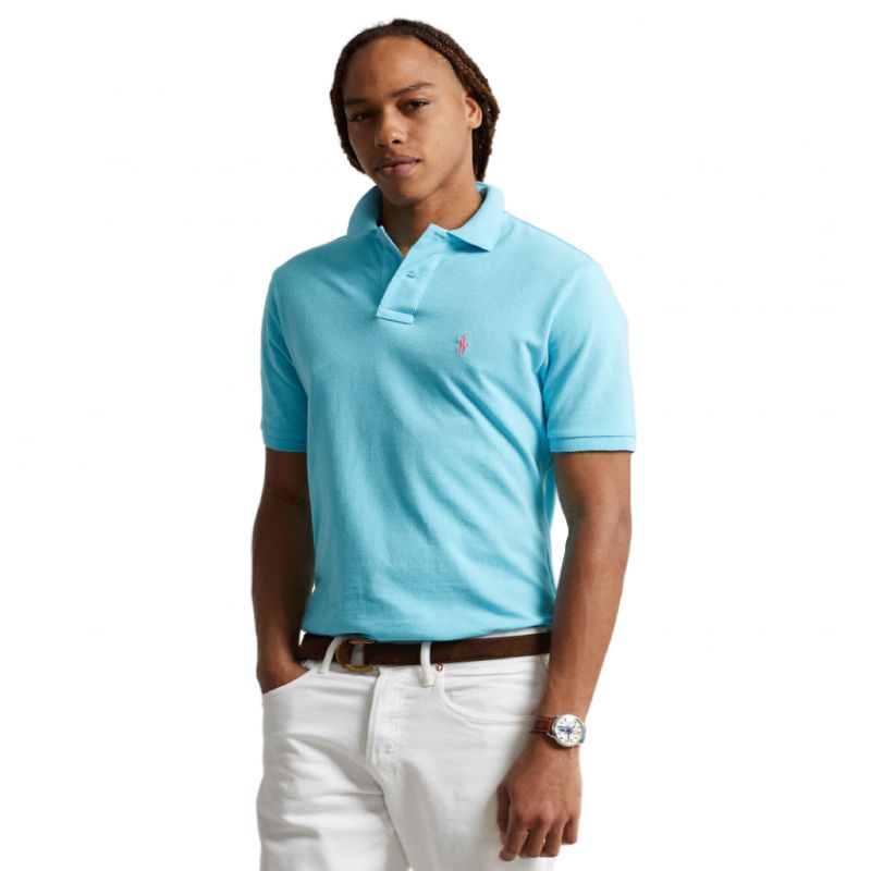 Polo Ralph Lauren Polo Custom Slim Mesh T-shirt M 710782592023 Clothing , Shirts , Men Your Sports Performance