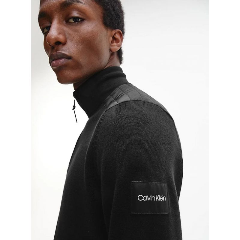 Calvin Klein Mix Media Quarter sweatshirt Your K10K107455 Zip – Performance M Sports