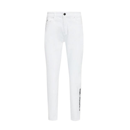 Karl Lagerfeld White Gf Denim Pants W 221W1101 jeans Clothing , Pants, shorts , Women Your Sports Performance