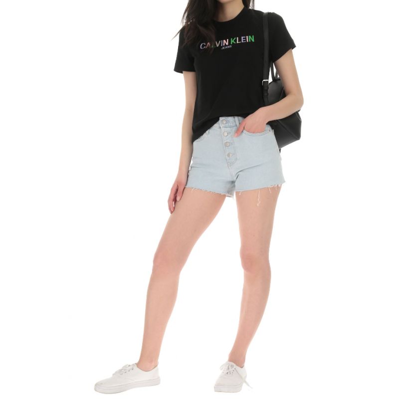 Calvin Klein Jeans High Rise W J20J215898 shorts Clothing , Pants, shorts , Women Your Sports Performance