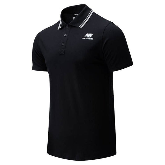 New Balance Classic Sleeve Polo BK M MT01983BK