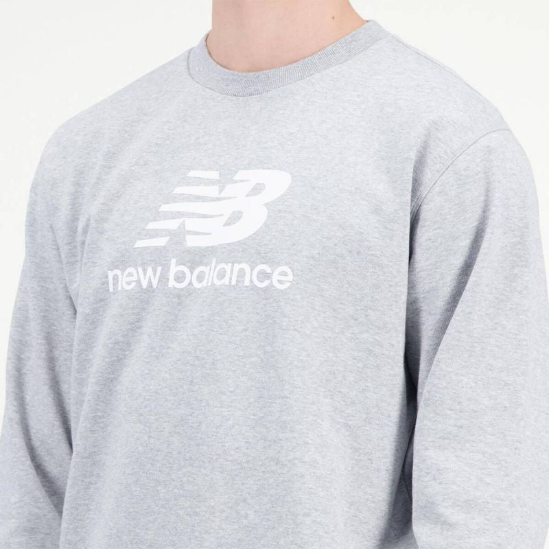 New Balance ESSENTIALS STACKED LOGO FRENC AG M sweatshirt MT31538AG