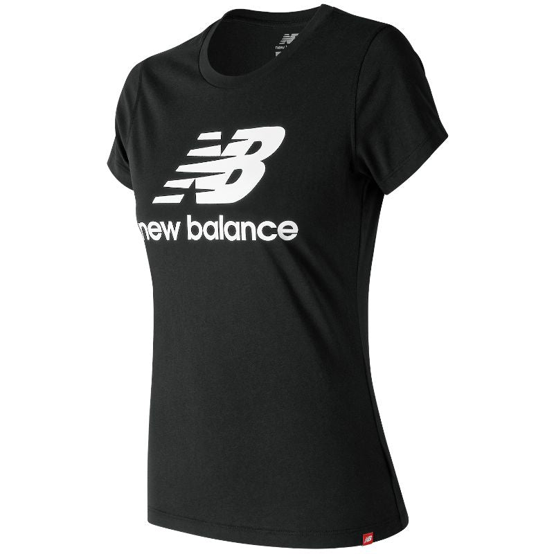 New Balance ESSENTIALS STACKED LOGO TEE BK WT91546BK