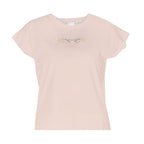 Pinko Interlock T-shirt + Logo Strass W 101609A12H Clothing , Shirts , Women Your Sports Performance