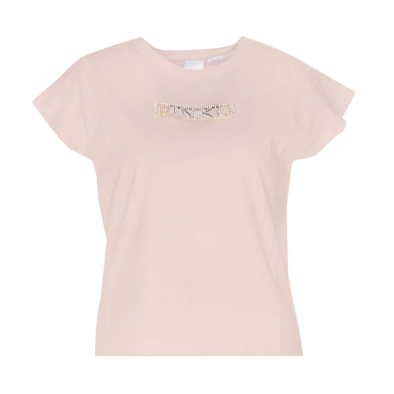 Pinko Interlock T-shirt + Logo Strass W 101609A12H Clothing , Shirts , Women Your Sports Performance
