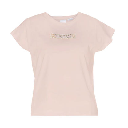 Pinko Interlock T-shirt + Logo Strass W 101609A12H Clothing , Shirts , Women Your Sports Performance